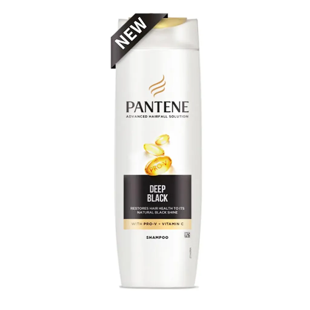 Pantene Shampoo Deep Black 185ml