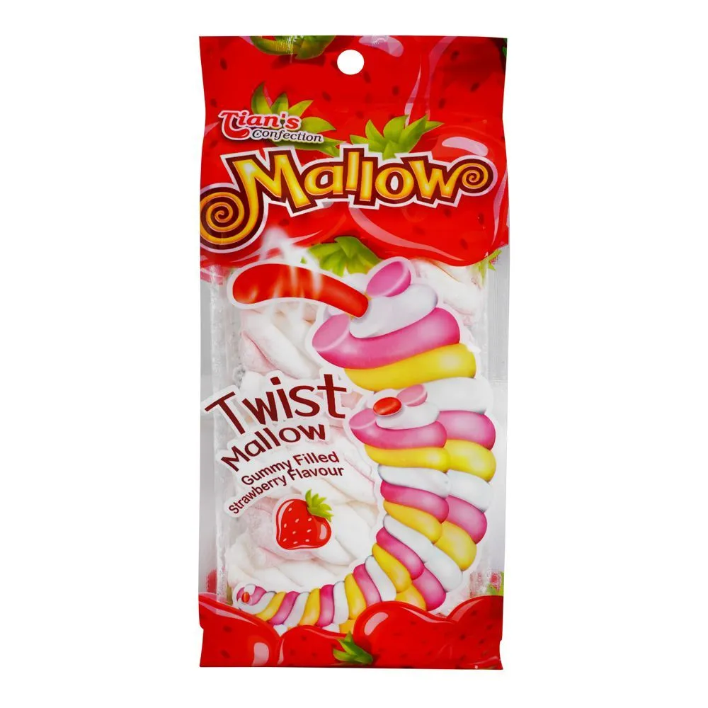 Tian's Twist Marshmallow Strawberry Imported 120g