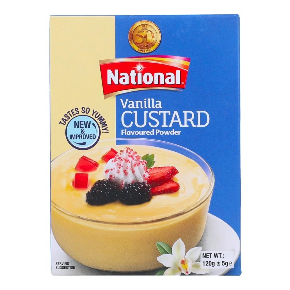 National Vanilla Custard Powder 120g