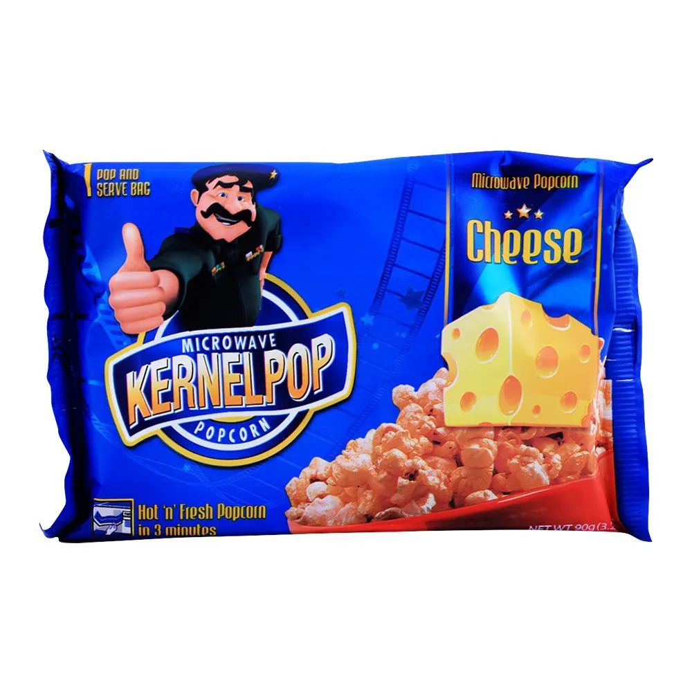Kernelpop Microwave Popcorn Cheese 90g