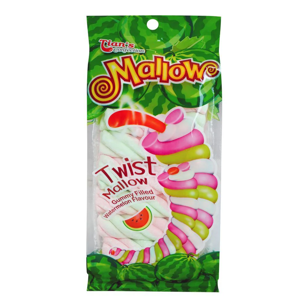 Tian's Twist Marshmallow Watermelon Imported 120g