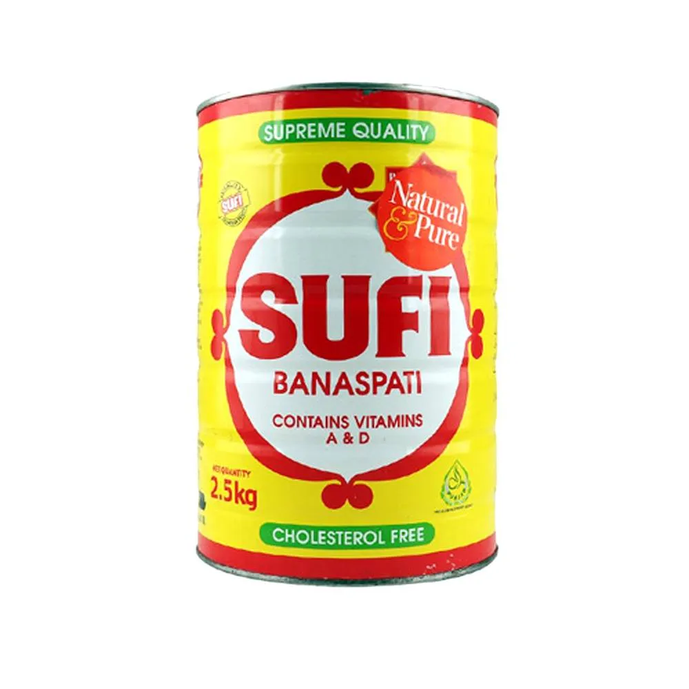 Sufi Banaspati Ghee Tin 2.5L