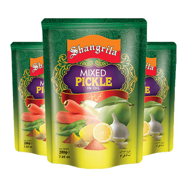 Shangrila Mixed Pickle Pouch 200g