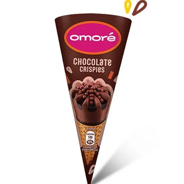Omore Triple Chocolate Cone 100ml