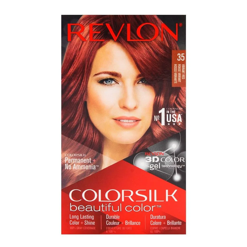 Revlon Colorsilk Hair Color Vibrant Red No.35 1 Piece