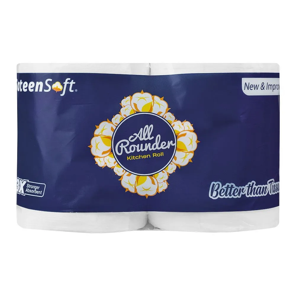 Sateen Soft All Rounder Kitchen Small Roll 2 Packets