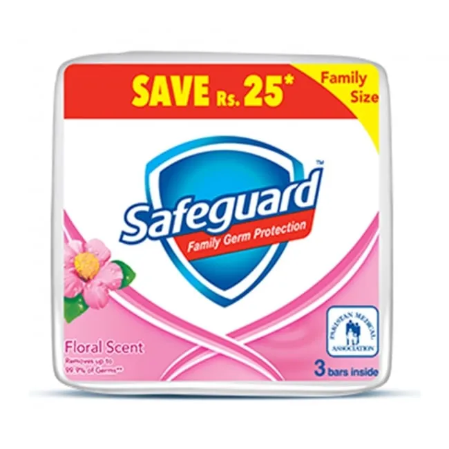 Safeguard Floral Scent 3 x 135g