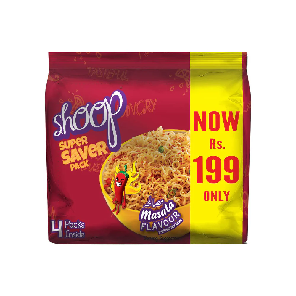 Shan Shoop Noodles Chatpata Saver Packets 260g