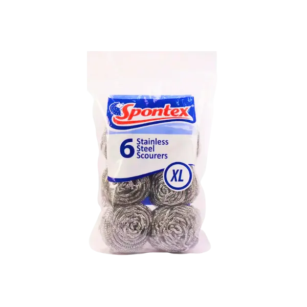 Spontex Spiral Steel 6 Packets
