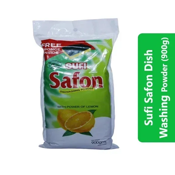 Sufi Safon Dishwashing Powder Poly Bag 900g