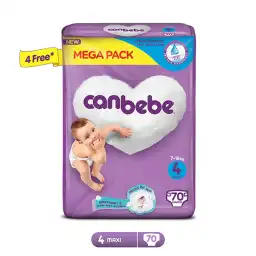 Canbebe CD Mega Maxi (Size 70 x 4) 70 Pieces