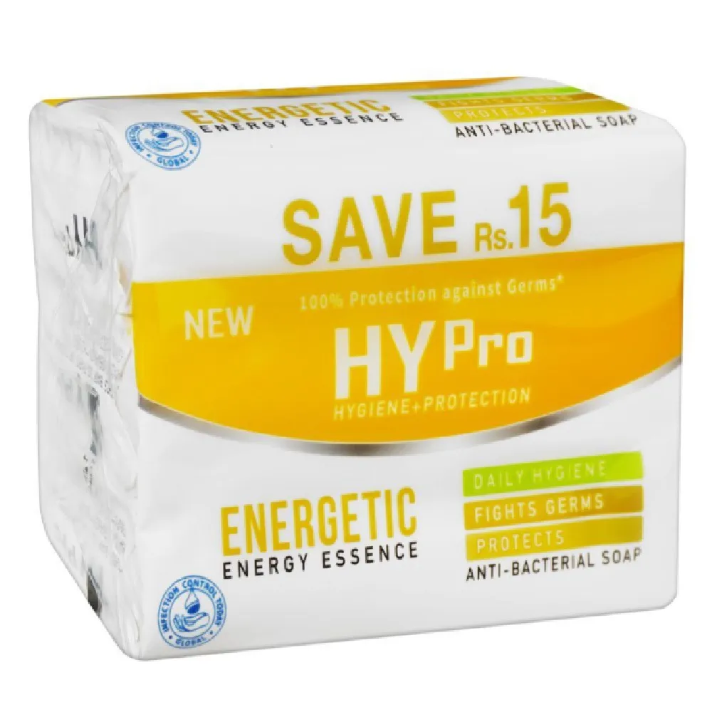 Hypro Soap LB Energetic Sav-Pack 3 Pieces x 128g
