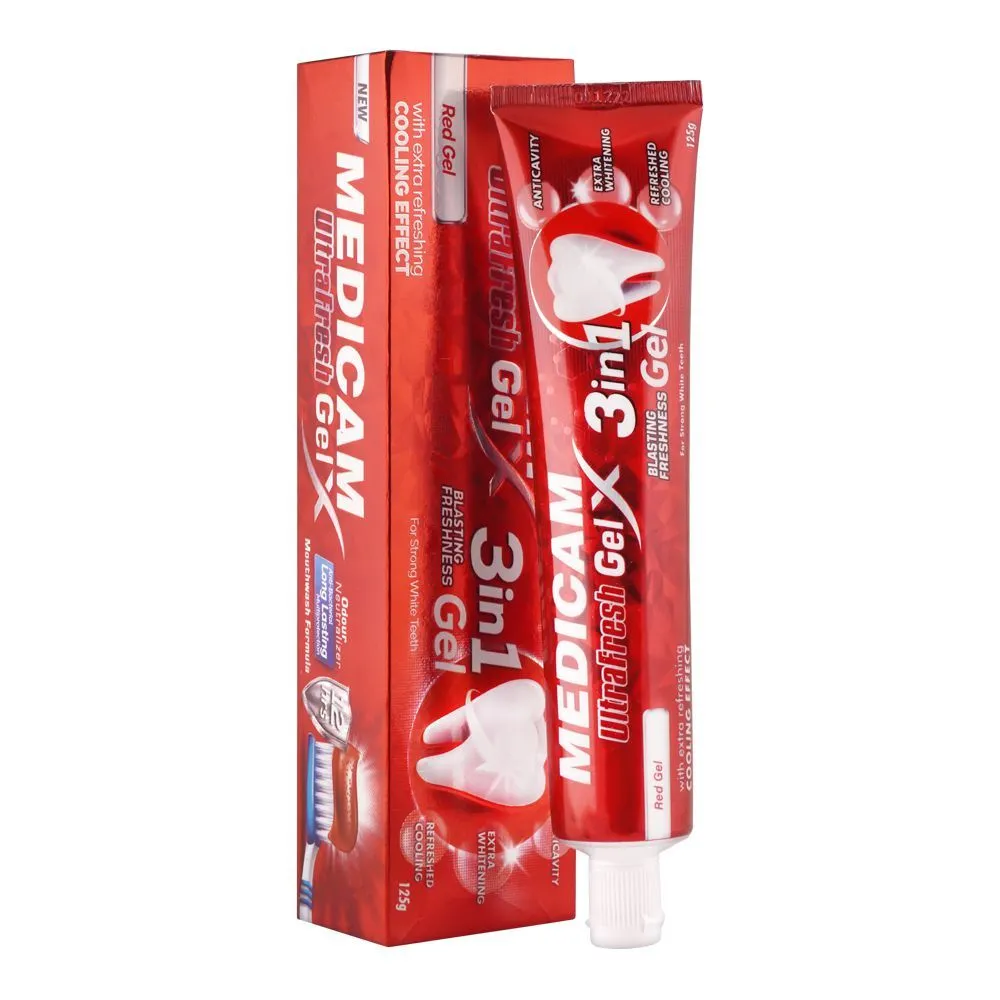Medicam Gel Toothpaste Red 125g