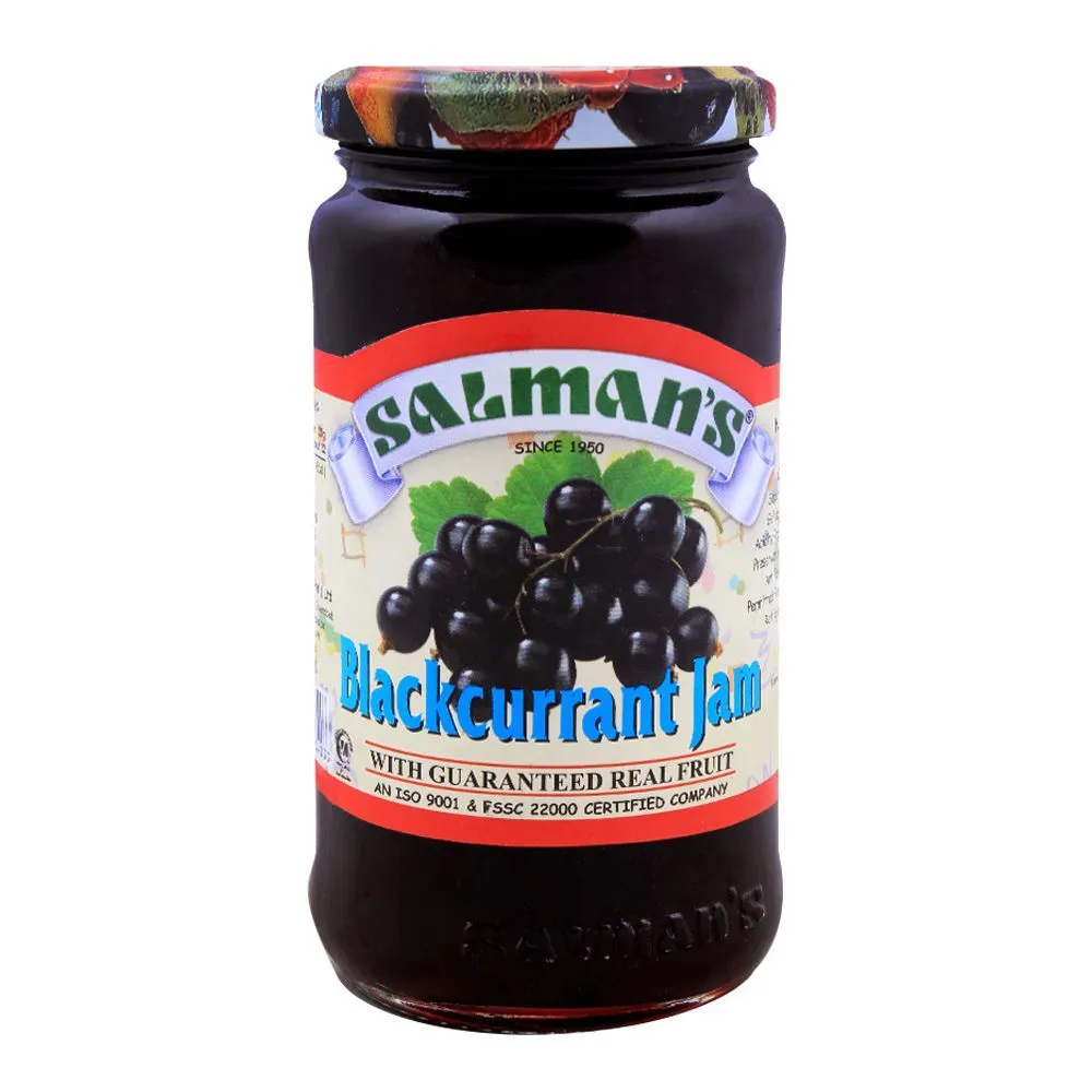Salman's Blackcurrant Jam 450g