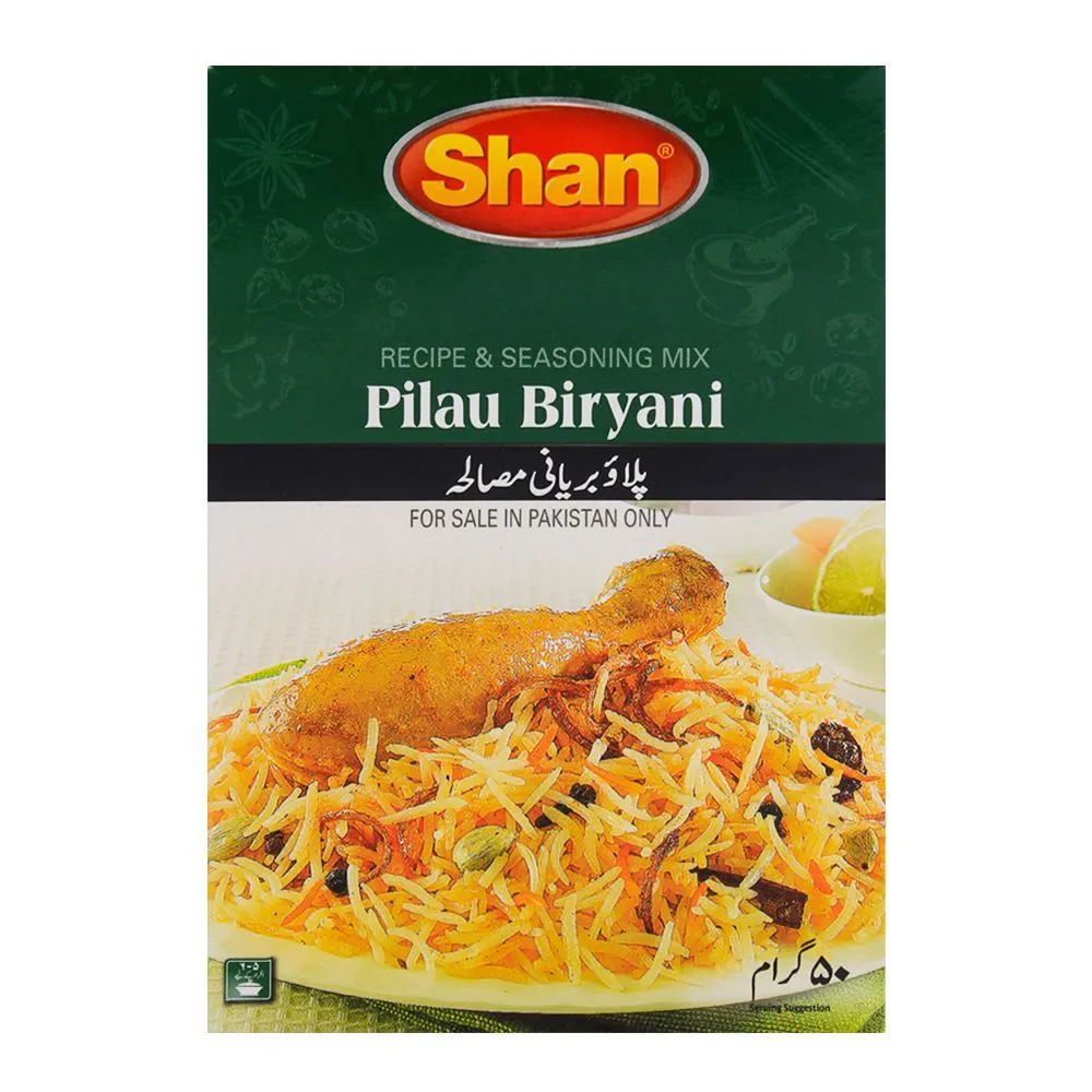 Shan Pulao Biryani Recipe Masala 50g