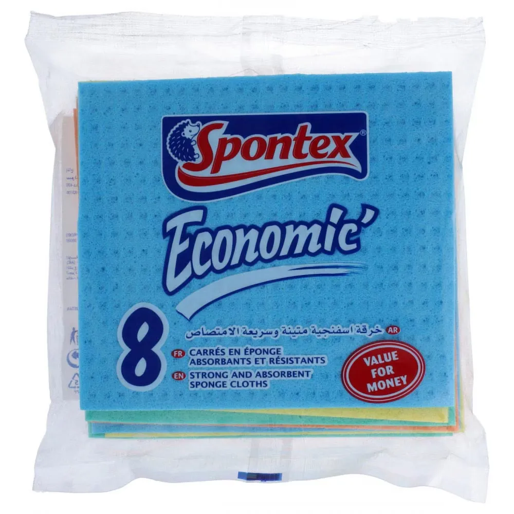 Spontex Econ Sponge Cloths 8 Pieces