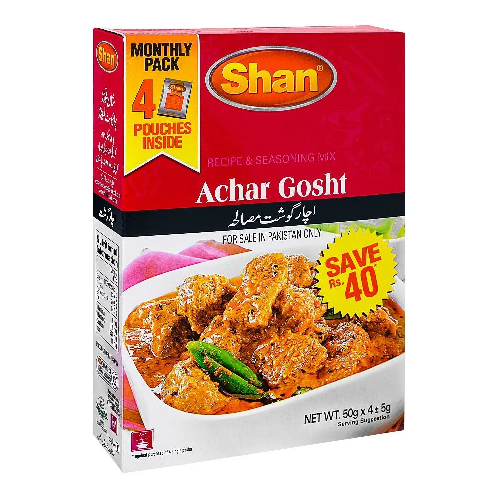 Shan Achar Gosht Recipe Masala 100g