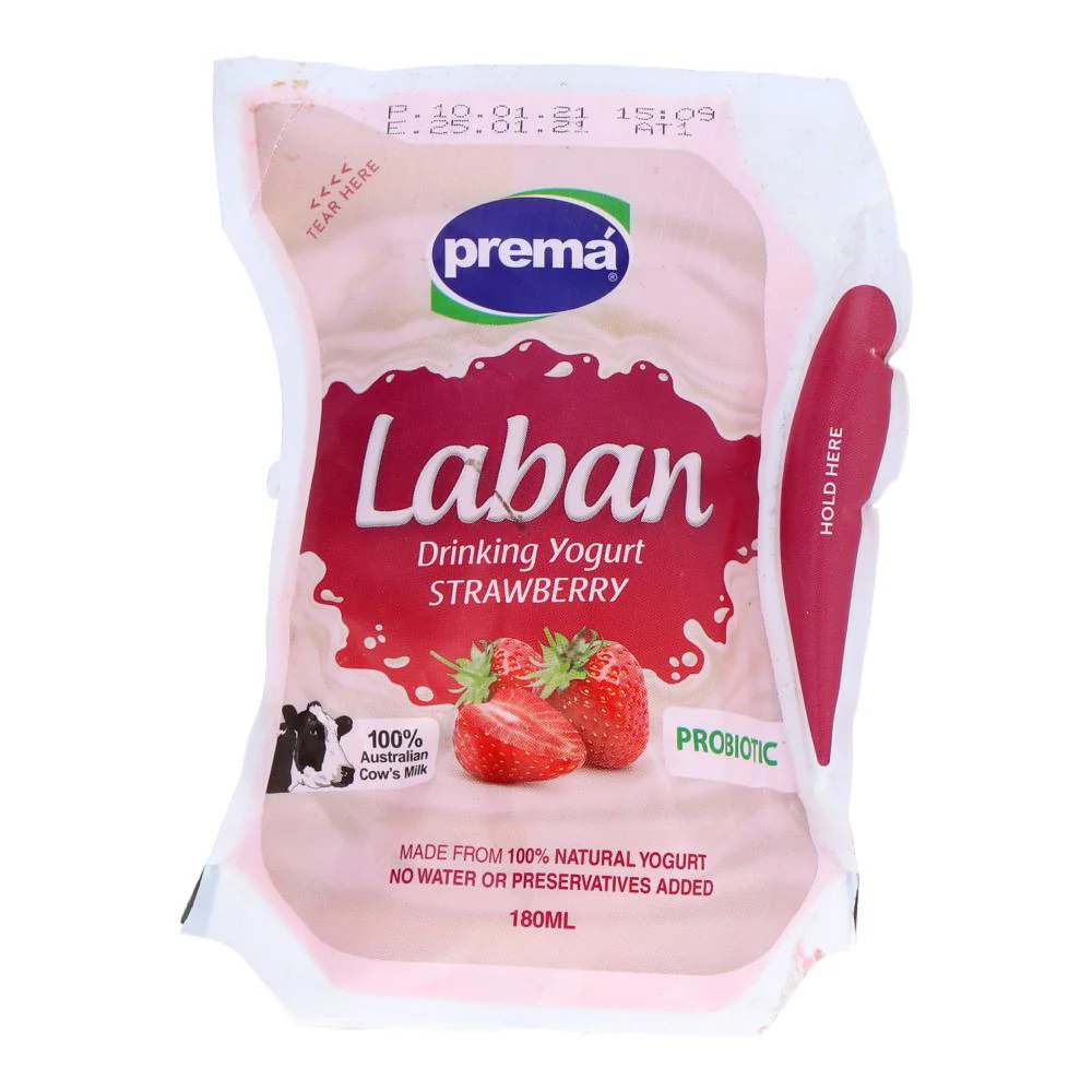 Prema Laban Strawberry 180ml