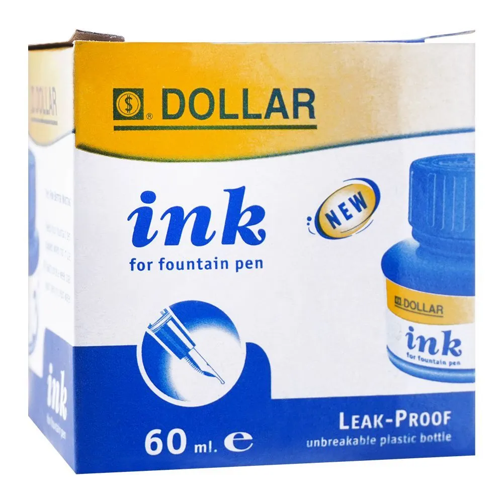 Dollar Ink Bottle Blue 60ml