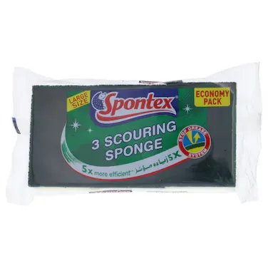 Spontex Scouring Sponge XL 3 Pieces