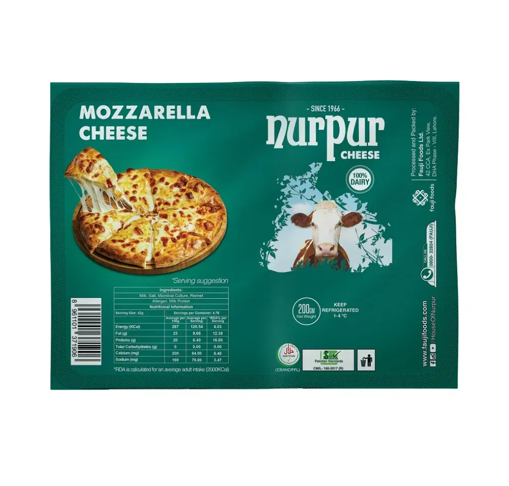 Nurpur Mozzarella Cheese Block 200g