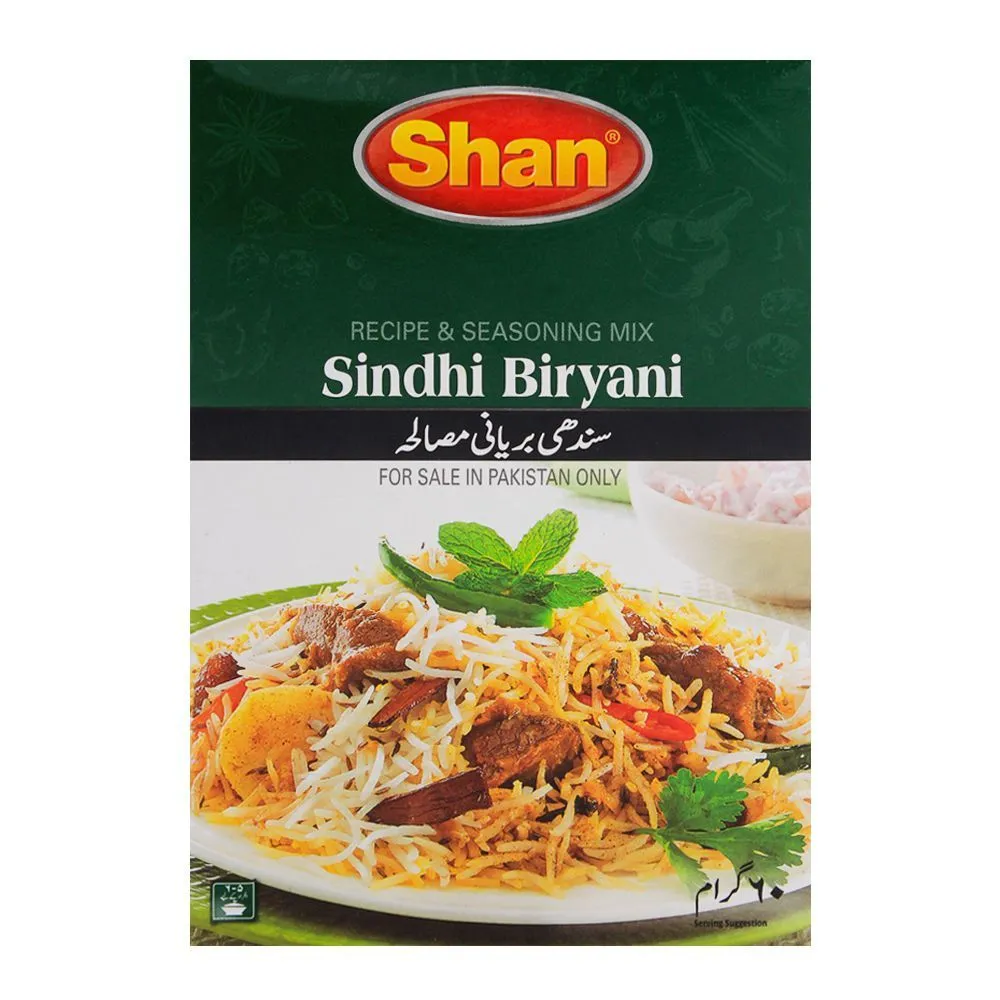 Shan Sindhi Biryani Recipe Masala 60g