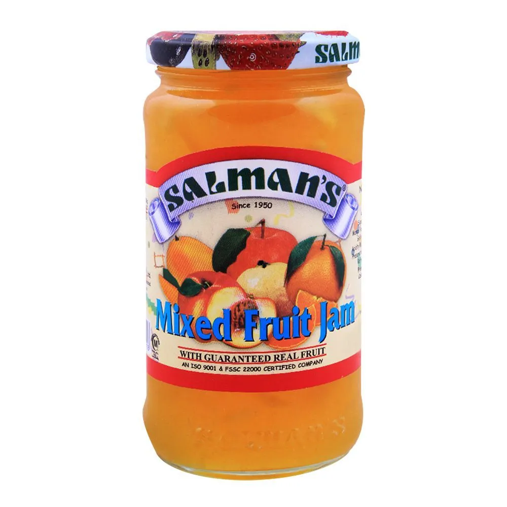 Salmans Mix Fruit Jam 450g