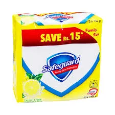 Safeguard Soap Lemon Fresh 3 x 175g