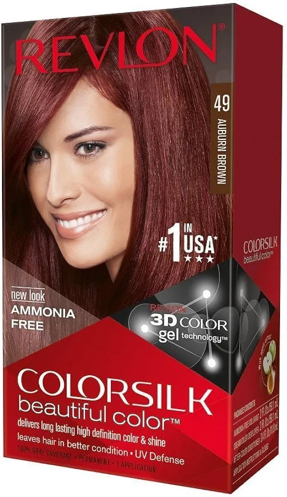 Revlon Color Silk Auburn Brown 49 1 Piece