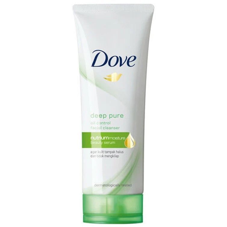 Dove Deep Pure Facial Cleanser 100g