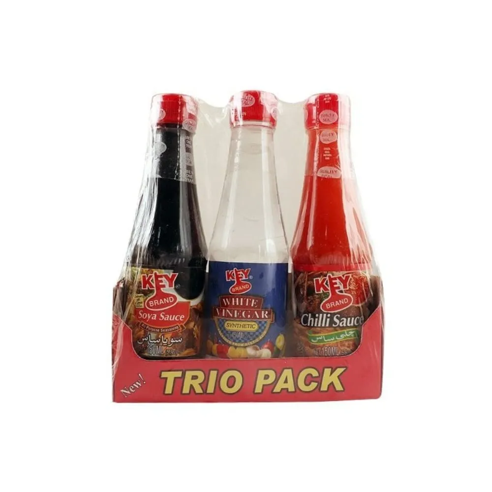 Key Brand Chinese Sauces Super Pack 3 x 300ml