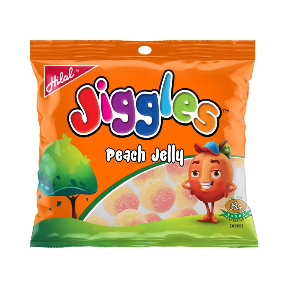 Hilal Jiggle Peach Jelly 8g
