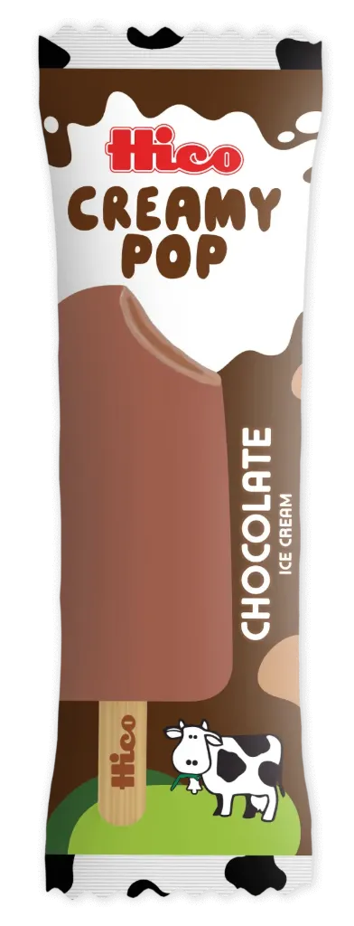 Hico Ice Cream Creamy Pop Chocolate - 1 Piece