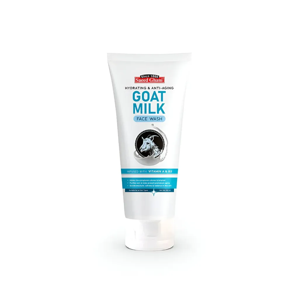 Saeed Ghani Hydrating & Anti-Aging Goat Milk Face Wash 100ml