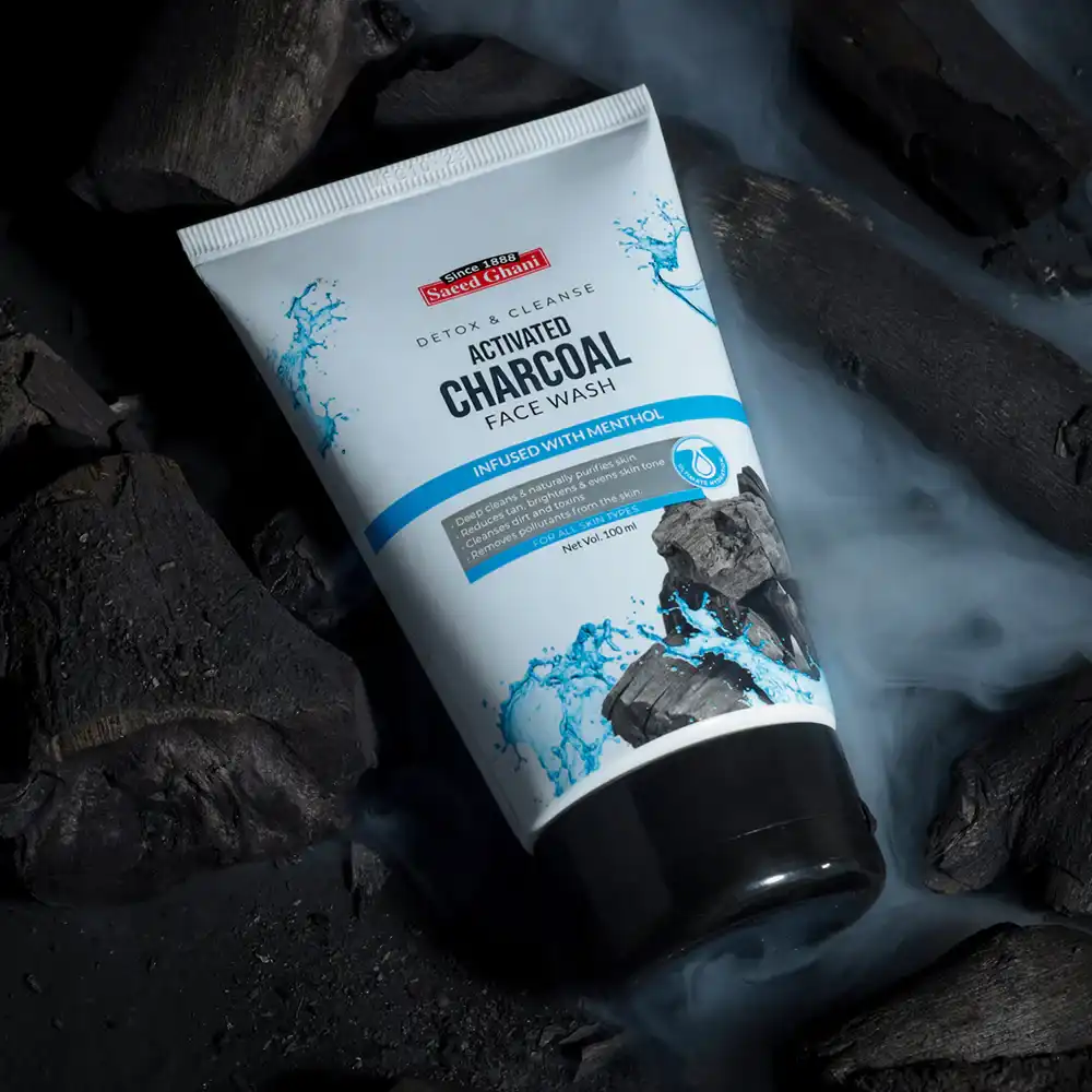 Saeed Ghani Detox & Cleanse Activated Charcoal Face Wash 100ml