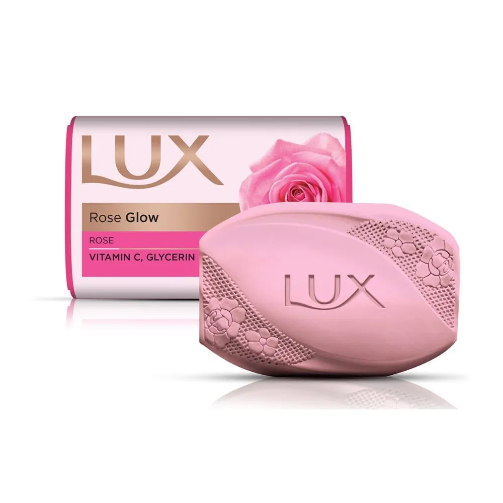 Lux Rose Glow Vitamin C,Glycerin Soap 128g