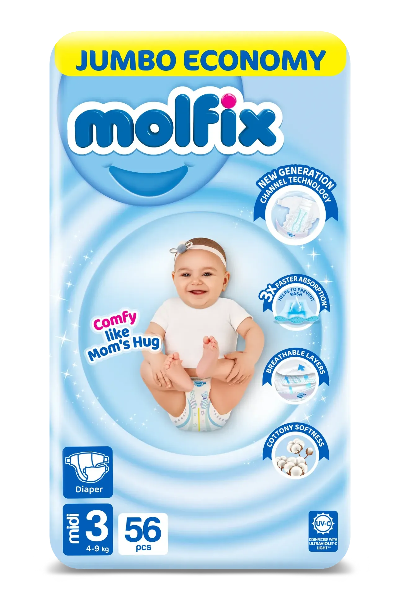 Molfix Midi Jumbo 56 Pieces