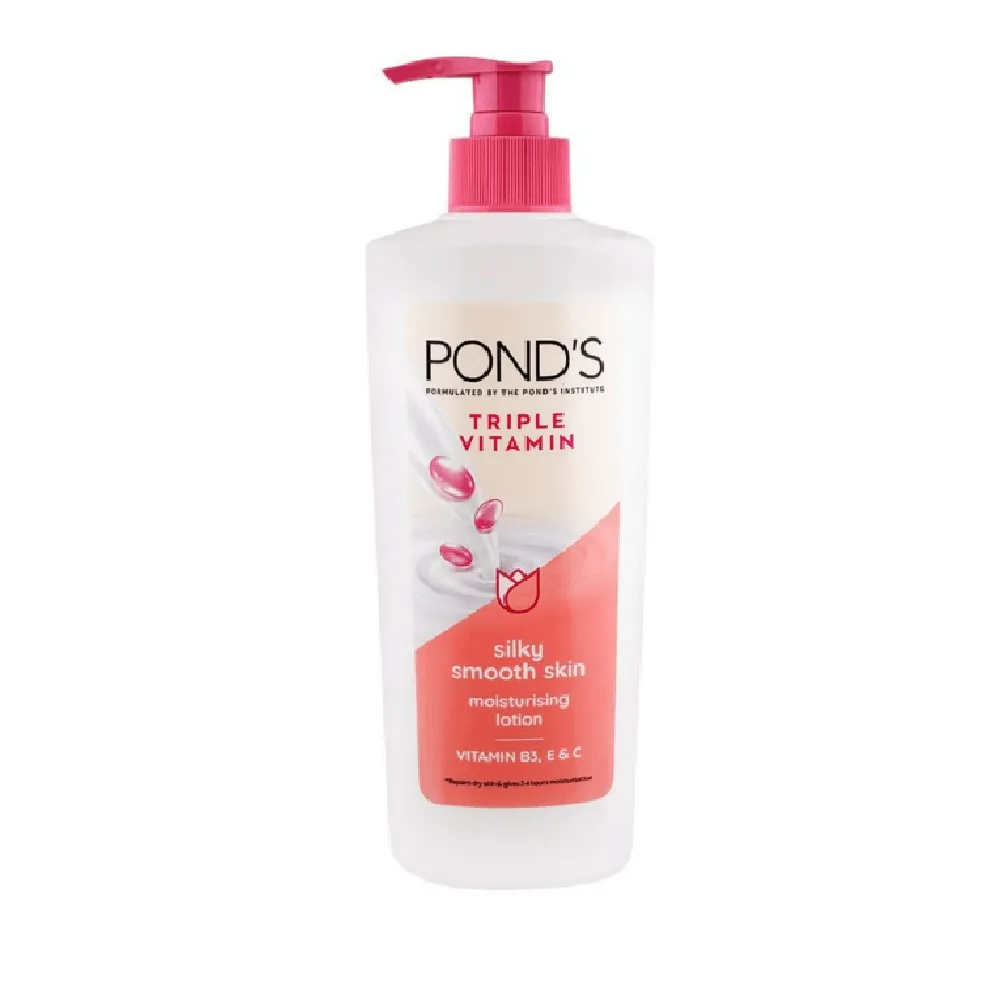 Pond's Triple Vitamin Silky Smooth Skin Moisturising Lotion 400ml