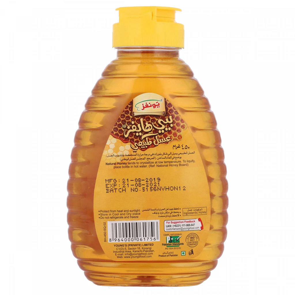 Young's Bee Hives Honey 450g