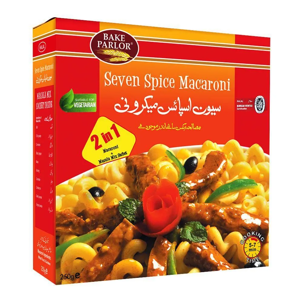 Bake Parlor Seven Spice Macaroni 250g