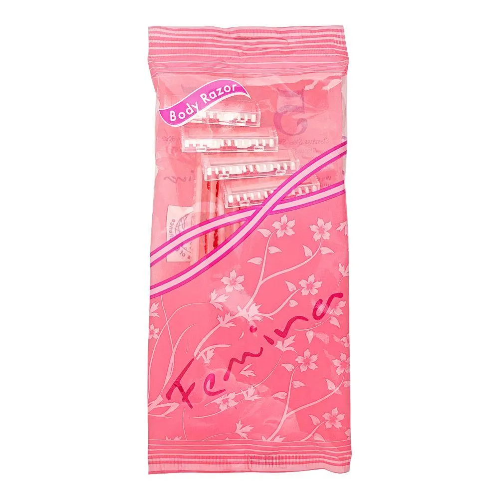 Femina Body Razor (Pouch) 5 Pieces