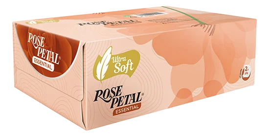 Rose Petal Essential Ultra Soft Facial Tissues 140 Sheets