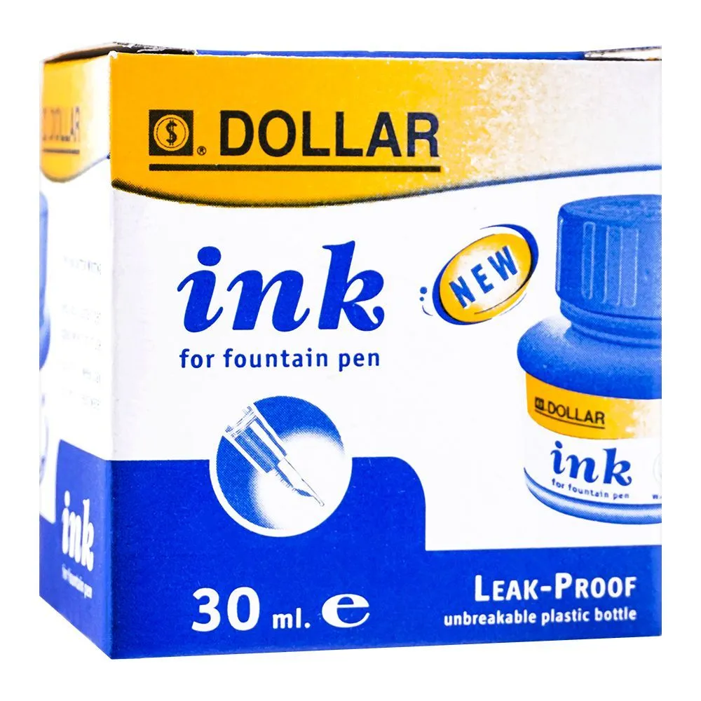 Dollar Fountain Pen Ink Blue 30ml