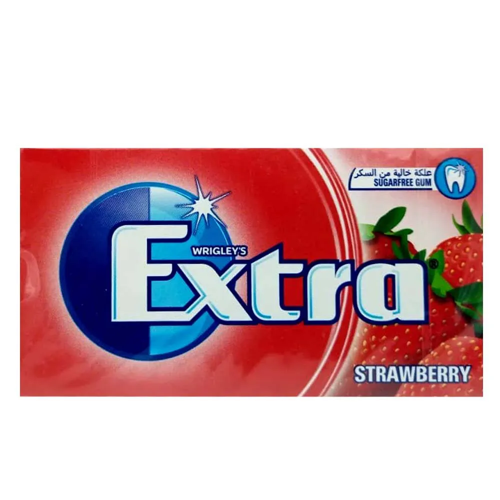Wrigley's Extra Strawberry Gum Imported 1 Unit