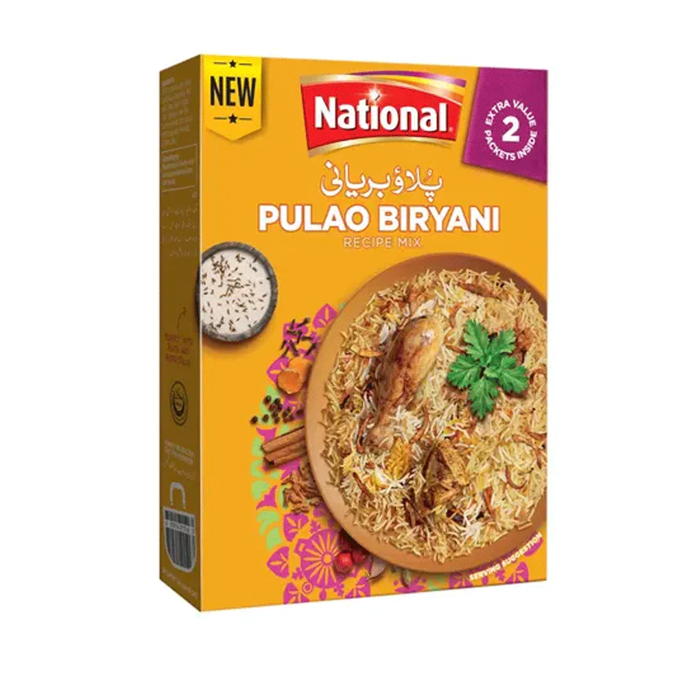 National Pulao Biryani Recipe Mix Masala 100g