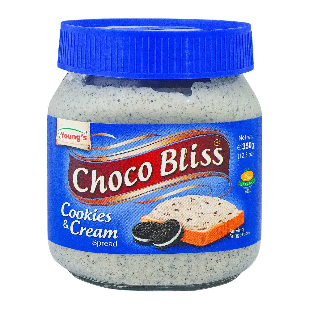 Young's Choco Bliss Cookies & Cream Spread 350g