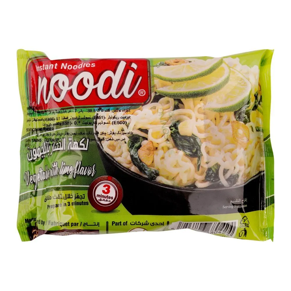 Noodi Vegetable With Lime Noodles 70g