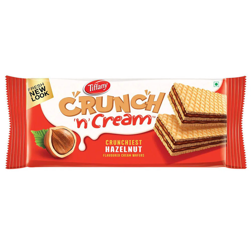Tiffany Crunch 'N' Cream Hazelnut Imported Wafers 153g