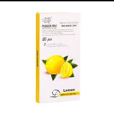 Lubna's Wonder Wax Strips Lemon Hair Removing 20 Pieces