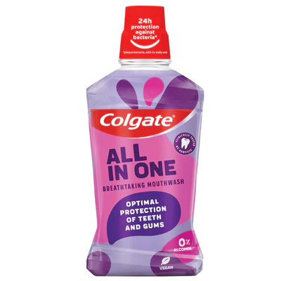 Colgate Breathtaking All in One Mouthwash, 500ml